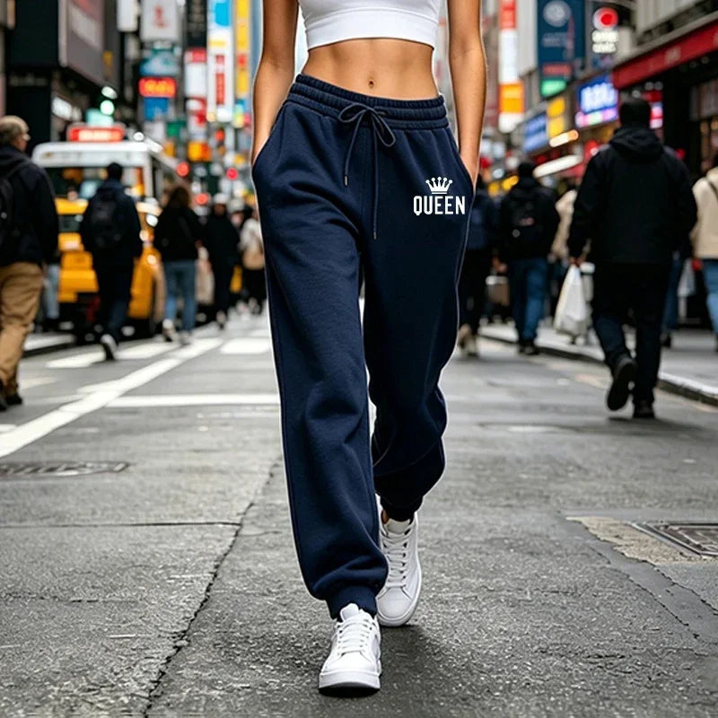 2026 Daily Elastic Waist Streetwear Fashion Women Sweatpants Casual Sports Fitness Pants Outdoors Jogging Woman Clothes Trousers