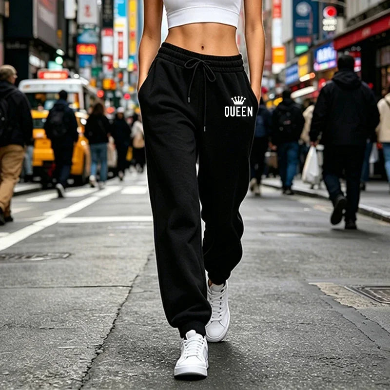 2026 Daily Elastic Waist Streetwear Fashion Women Sweatpants Casual Sports Fitness Pants Outdoors Jogging Woman Clothes Trousers