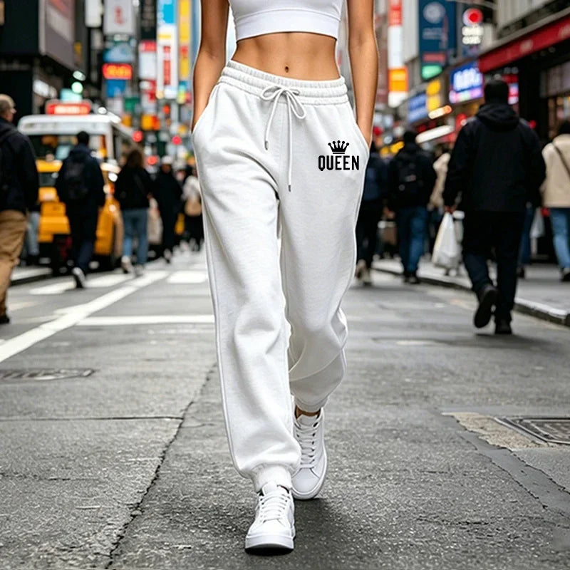 2026 Daily Elastic Waist Streetwear Fashion Women Sweatpants Casual Sports Fitness Pants Outdoors Jogging Woman Clothes Trousers